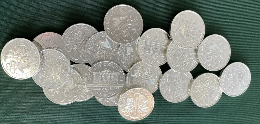 Zilveren munten